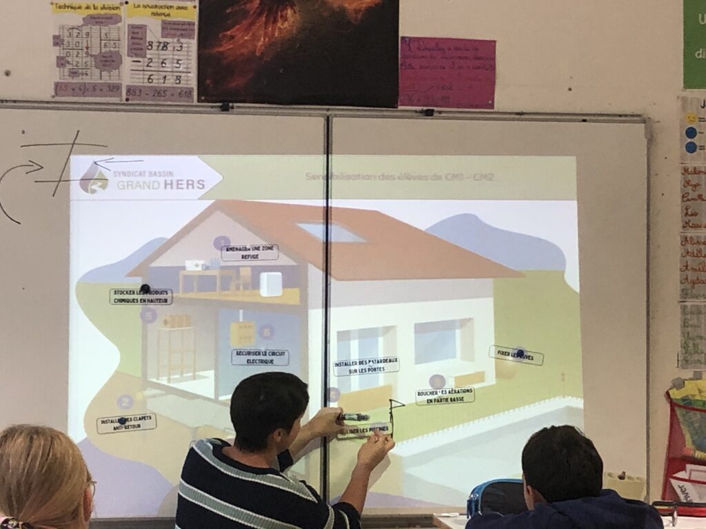 Mesures de réduction de vulnérabilité du bâti - école de Belpech